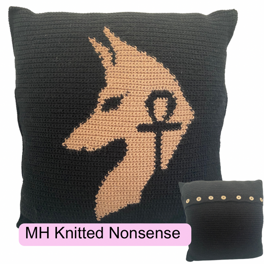 Anubis Ankh Pillow